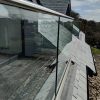 aluminiox Glass balustrade fitted to a dorma balcony