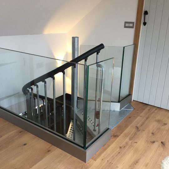 Frameless glass balustrade in scotland